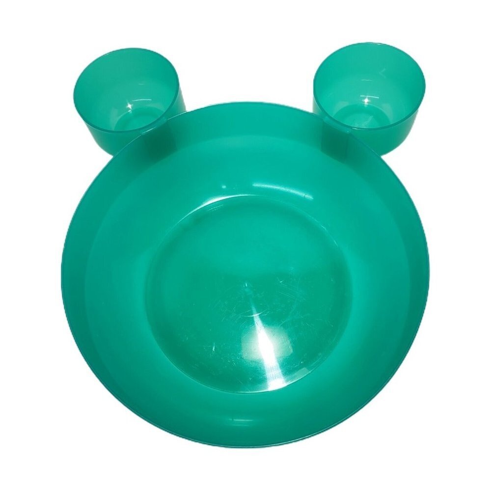 Grilla Gear Plastic Chip and Dip Bowl 3pc Green.